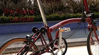 Brompton M6E - The Flame Lacquer