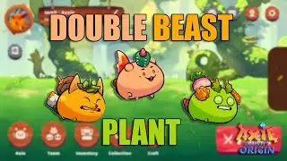 DOUBLE BEAST PLANT ARENA GAMEPLAY | BEAST BEAST PLANT (BBP) | AXIE INFINITY ORIGIN