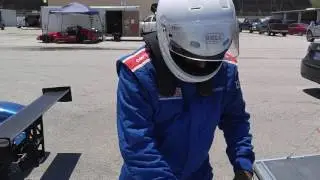 Race car driver safety equipment - Belting up in a Prototype 1