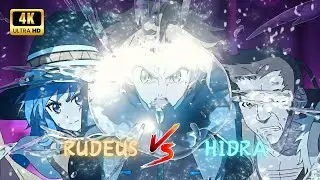 😥 Rudeus vs Hydra 4K 「Mushoku Tensei」