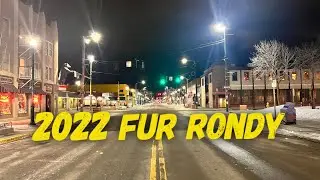 The start of Fur Rondy in Downtown Anchorage
