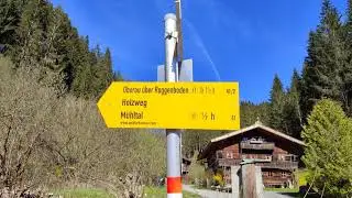 Auffach Holzweg Wood Path - Wilschönau Tirol Austria Spring 2021 ASMR • Virtual Walking Tour in 4K