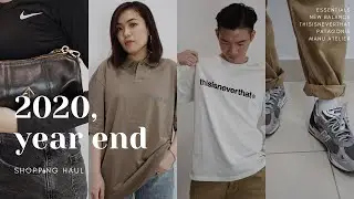 2020 Year End Shopping Haul | Manu Atelier | Essentials (FOG) | thisisneverthat | New Balance