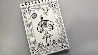 Saura Art | Indian Tribal Art | Saura painting for beginners