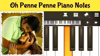Oh Penne Penne | Vanakkam Chennai | Anirudh | Piano Tutorial
