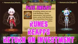 Crafting Shop - Runes, Homunculus, And More! Summoners War