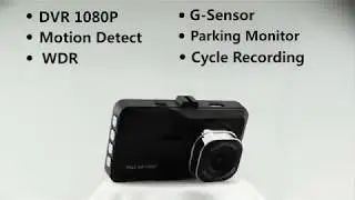 PRAMIRO T616 3 Inch Car Recorder With Motion Detection Vehicle Cam