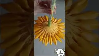 creatif clay art sun flower #skulpture #clayart #drawing #funny