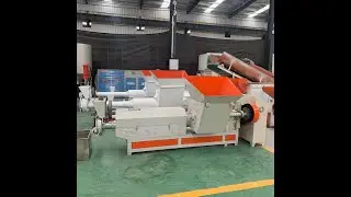Production process of EPE foam granulating machine