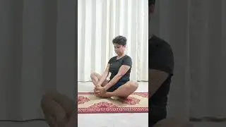 DO BHADRASANA (  भद्रासन  ) FOR BEAUTIFUL FIGURE.. TRADITIONAL YOGA POSTURE