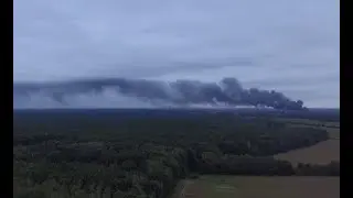 Oszust na Allegro - Ogromny pożar w Konstancinie