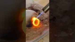 Handmaking 24k pure gold band ring. Would you wear a 24k gold ring?
