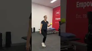 Tennis ball tips with Caitlin