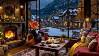 Cozy Jazz Coffee Ambience Zootopia 2 ☕ Jazz music for a good night's sleep or relaxation