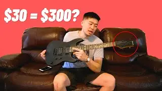 $30 GUITAR??? Not bad | Laguna LE-50 SHORT-SCALE