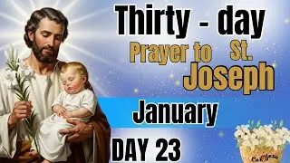 🙏🔔 DAY 23 | Thirty-Day Devotion to Saint Joseph | Pray for Impossible Needs With St. Joseph 💫