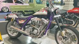 Потрясающий Harley Davidson на выставке Indonesian Custom Show, 20&ndash;21 сентября 2025 г., в выставо...