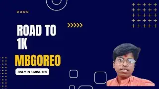 ROAD TO 1K LIVE COUNT MBGOREO