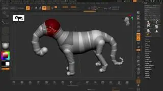 ZBrush - 21 - ZSphere dựng khung xương