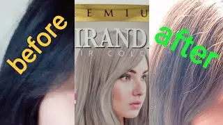 Semir Miranda Ash grey blonde tanpa bleaching