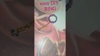 #🥰DIY easy ring #😍simple #easy💫#beautiful #viral short #short video