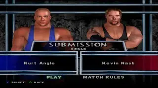 WWE SmackDown! Here Comes the Pain - Kurt Angle VS Kevin Nash (SUBMISSION)