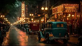 ＢＡＣＫ　ＴＯ　ＣＨＩＣＡＧＯ　１９３０ｓ [ Synthwave - Retrowave - Dreamwave Mix ] | Vintage Theater Nights