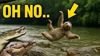 Sloths Can SURVIVE Crocs By Doing, Nothing.