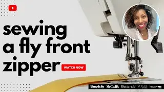 How-to Sew: Fly Front Zipper with Brittany J Jones