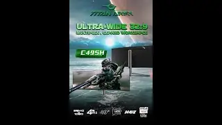 Titan Army 49&rdquo; Ultra-wide 32:9 Gaming Monitor (C49SH)