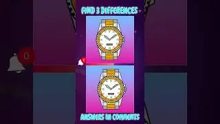 Only Genius Can Find 3 Differences