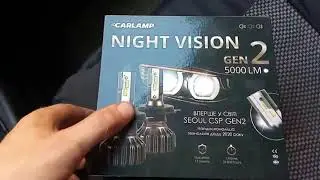 Отзыв клиента на H4(NVGH4) Carlamp LED Night Vision Gen2 5500K 5000Лм на авто Kia Sephia 1995