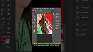#Adobe Photoshop #background eraser tool # removing hair from background #shorts #editing #videos