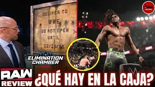 HAY UNA CAJA MISTERIOSA PARA ELIMINATION CHAMBER! | WWE RAW REVIEW!