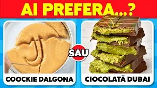 Ai prefera...? Bomboane & Gustări Populare 2025 🍬 🍫 Quiz Erou
