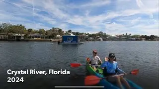 Kayaking with the manatees in Crystal River