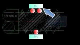 Thread Measuring  using Three Wire Method