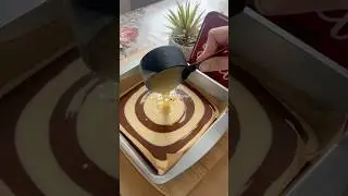 Yummiest Marble Cake! #shorts #cooking #food #fyp #youtubeshorts #youtube #asmr #recipe #viral