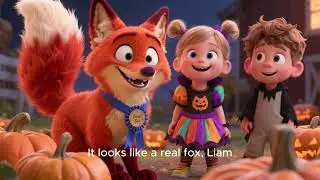 The Secret Fox of the Pumpkin Patch 🦊🎃