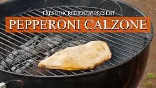 BBQ Pepperoni Calzone - YouTube #shorts #BBQcalzone
