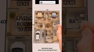 New House Plan 30X40 ft का मकान का नक्शा कमेंट में अपना राय दीजिए ॥ 🏠🏡 #shortsvideo