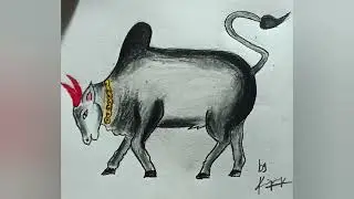 Jallikattu kaalai drawing colouring 🐂🐂🐄#kaalai drawing 