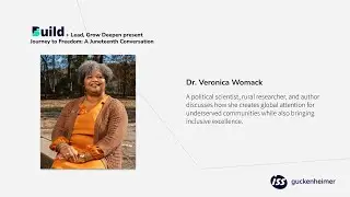BUILD + LGD present Journey to Freedom: Juneteenth Conversation with Dr. Veronica Womack