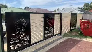 Solar Powered Electric Gate