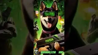 Nvidia Inu NINU - lasergun #nvda #nvidainu #memedog  #crypto #cryptocurrency