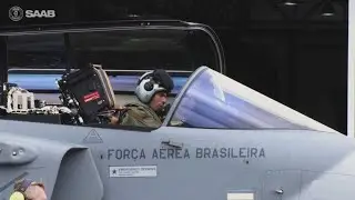 Ground testing Gripen in Brazil