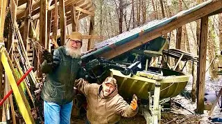 Tennessee ice storm! Trying to save the boat!