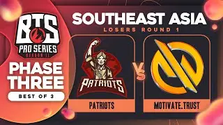 Patriots vs MG.Trust Game 2 - BTS Pro Series 11 SEA: Round 1 w/ Ares & Danog