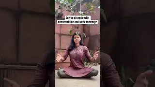 Brahmari with sanmukhi mudra | yoga | concentration and weak memory.                  #yoga #india