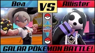 ALLISTER vs BEA (Pok&eacute;mon Sword/Shield) - Galar Gym Battle